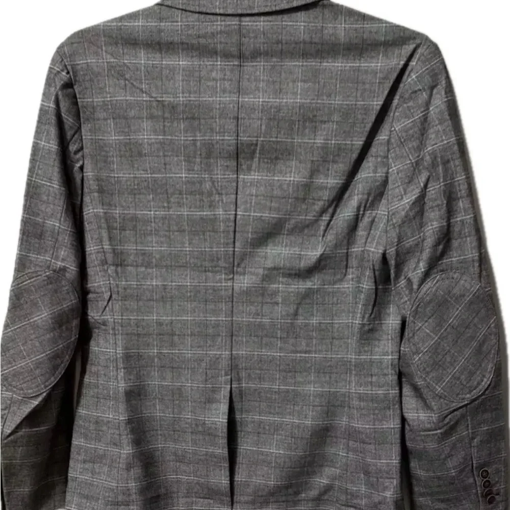 Nifty Genius Blazer Sports Coat Gray Multi Mens Size XS